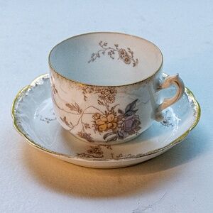 Rosenthal Louis XIV delicate and beautiful vintage demitasse cup and plate